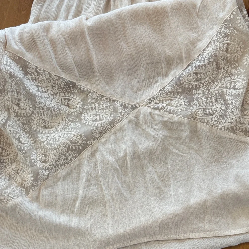 NWT! Elegant POL Cream Lace High Low Sundress Size Small - Picture 3 of 13